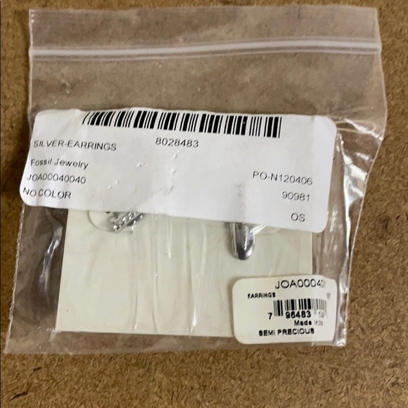 Fossil Rose Gold Earrings - Picture 5 of 5